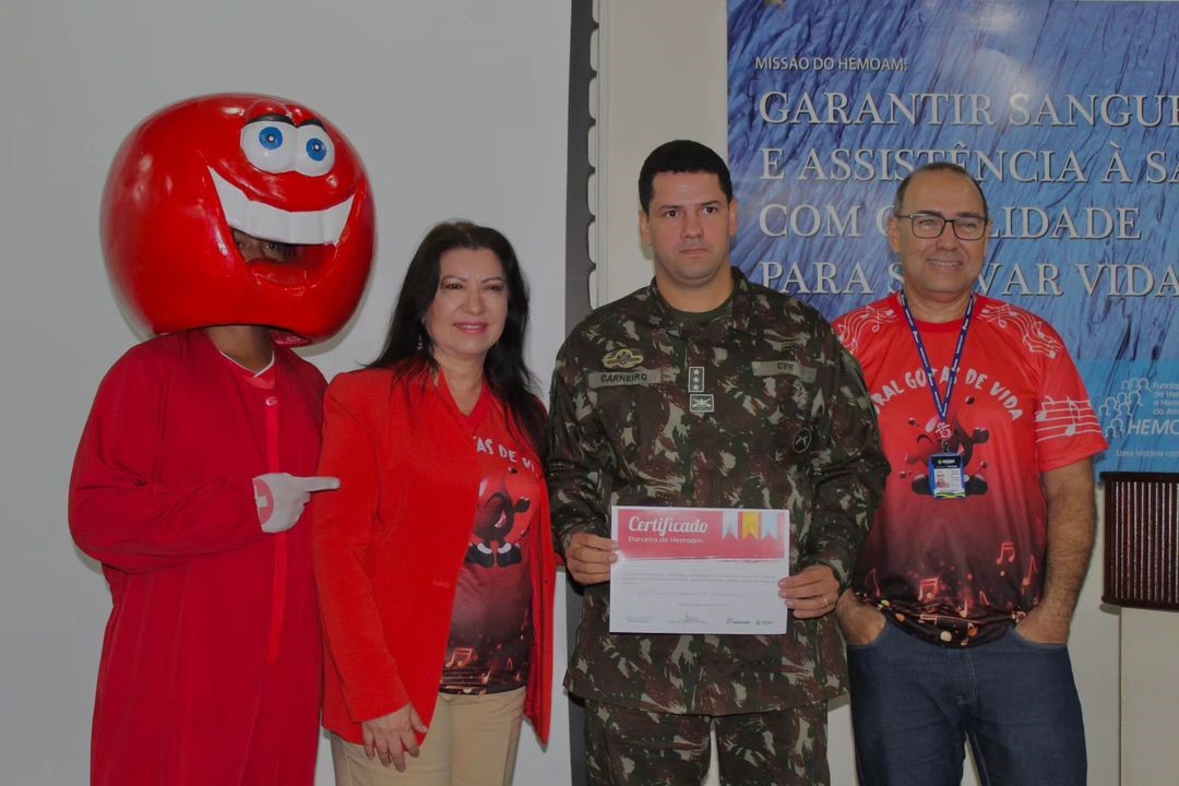 Cfr Recebe Homenagem Do Hemoam Por Contribuição Em Doações De Sangue No Am 2030